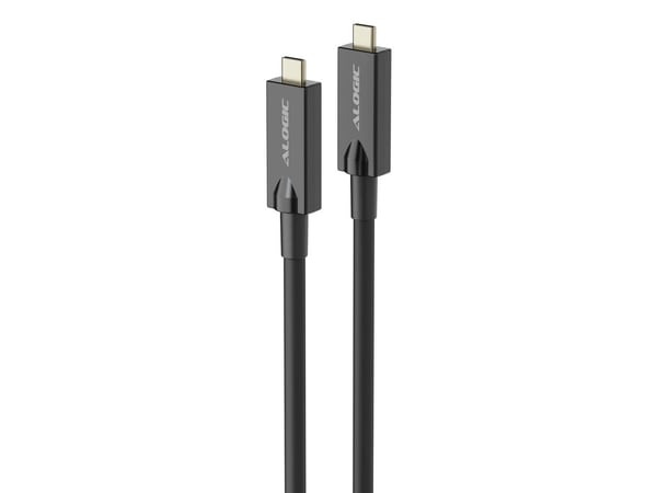 5M USB-C TO USB-C HYBRID AOC | USB 3.2 10G DP1.4 PD60W