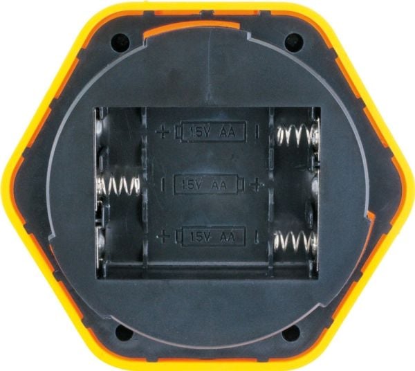 Schwaiger WLK250, 3 W, LED, IP20, Sort, Gult, Hengende arbeidslys