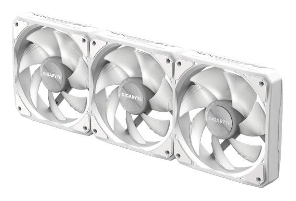 GIGABYTE GP-GBT EZFAN1203 ICE, Vifte, 12 cm, 500 RPM, 2200 RPM, Hvit