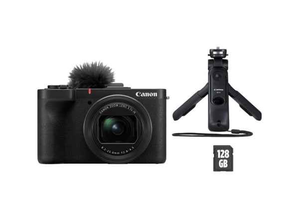 Canon PowerShot V1 Premium Vlogger Kit, 22,3 MP, 5760 x 3840 piksler, CMOS, 3,1x, 4K Ultra HD, Svart