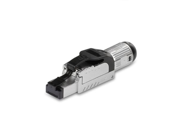 Lindy 62411, RJ45, Sort, Sølv, Metall, CE, REACH, RoHS, UKCA, 240 g, 133 mm