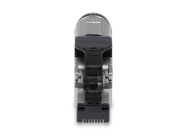 Lindy 62411, RJ45, Sort, Sølv, Metall, CE, REACH, RoHS, UKCA, 240 g, 133 mm