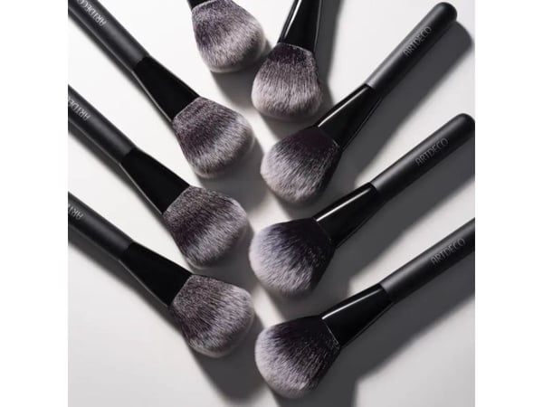 ARTDECO 60317, Powder brush, Rounded, Dense, Synthetic, Black, Women
