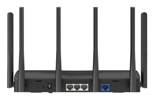 Mercusys BE6500 Dual-Band Wi-Fi 7 Router, Wi-Fi 7 (802.11be), Dobbelbånd (2.4 GHz / 5 GHz), Ethernet/bredbåndsforbindelse, Svart, Frittstående router