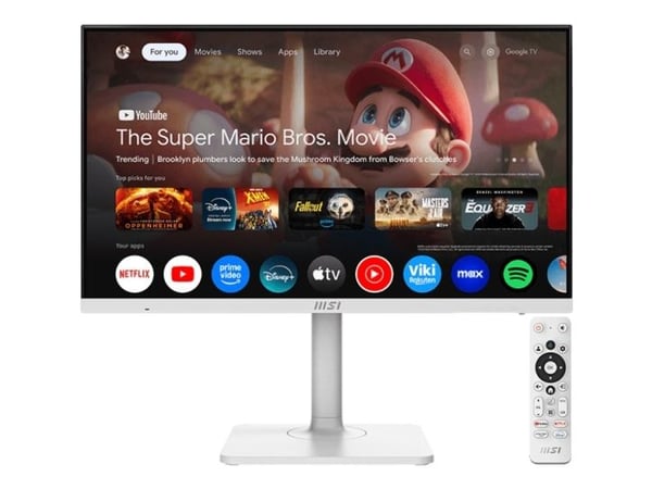MSI Modern MD272UPSW, 68,6 cm (27"), 3840 x 2160 piksler, 4K Ultra HD, 4 ms, hvit