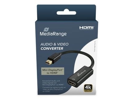 MediaRange MRCS236, 0,2 m, Mini DisplayPort, HDMI, Hankjønn, Hunkjønn, Rett