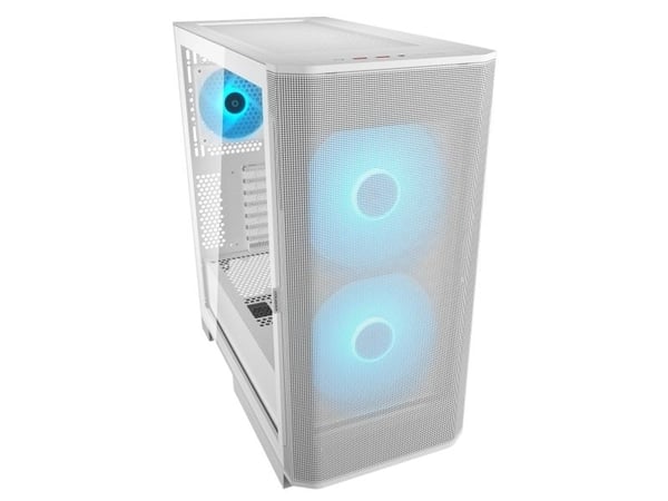 COUGAR CGR-5YA6W-RGB, Midi Tower, PC, Hvit, ATX, CEB, EATX, Micro ATX, Mini-ITX, Spilling, Multi