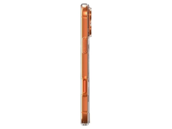 Spigen ULTRA HYBRID MAG MAGSAFE-skal för iPhone 17 Pro Max CLEAR/ORANGE