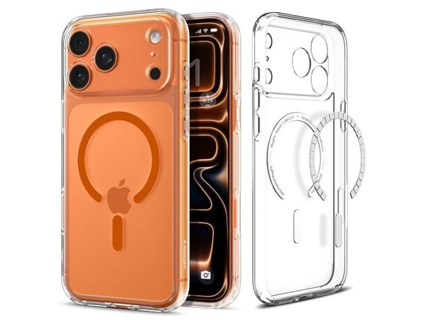 Spigen ULTRA HYBRID MAG MAGSAFE IPHONE 17 PRO CLEAR/ORANGE