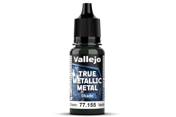 Vallejo 77.155 True Metallic Metal Amber Green (18 ml)