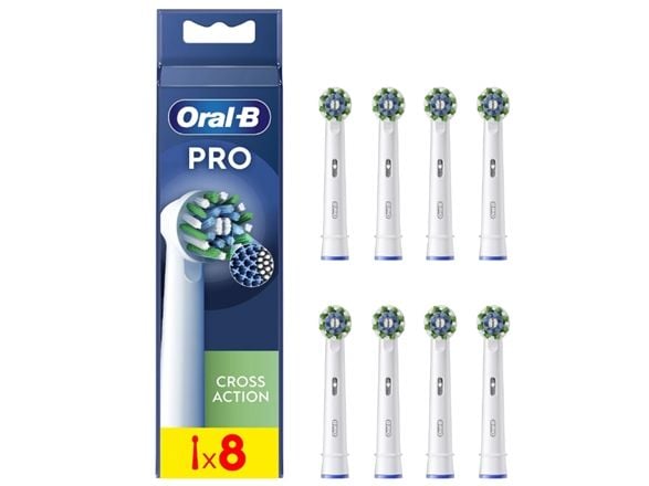 Oral-B hode for CrossAction elektrisk tannbørste, 8 stk. EB50-8 "PRO"