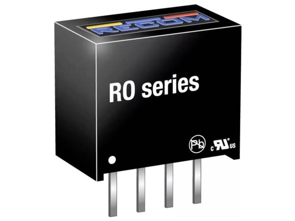 Recom International RO-1212S/P DC/DC-omvandlare 1 W 12 V 83 mA (RO-1212S/P)