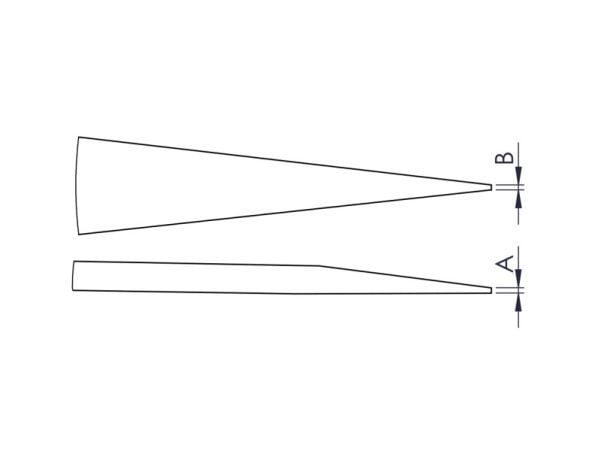Ideal-tek 00.SA.0, Rustfritt stål, Rustfritt stål, Konisk, Rett, 21 g, 11 mm