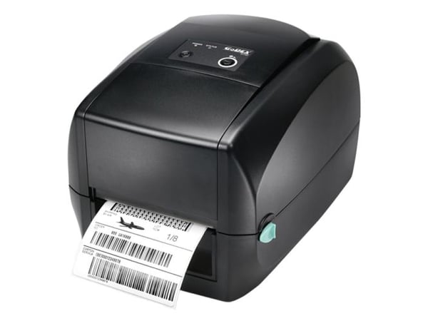 Godex RT730, Direkte Termisk, 300 x 300 DPI, 102 mm/sek, Koblet med ledninger (ikke trådløs), Svart
