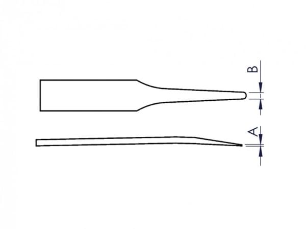 Ideal-tek 702A.CF, Muovi, musta, Tasainen, Suora, 4 g, 10 mm
