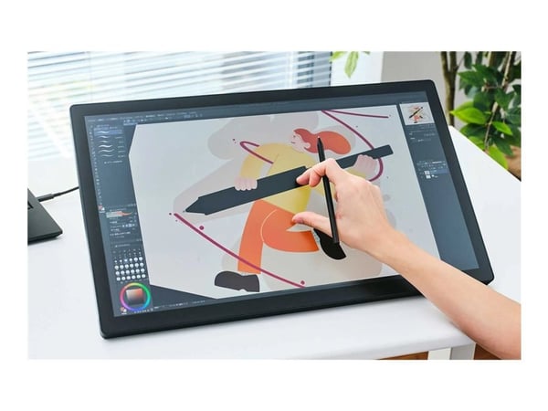 Wacom Cintiq 24 touch - Digitaliserare med LCD-bildskärm - 52.7 x 29.6 cm - multi-touch - elektromagnetisk - kabelansluten - USB-C, HDMI