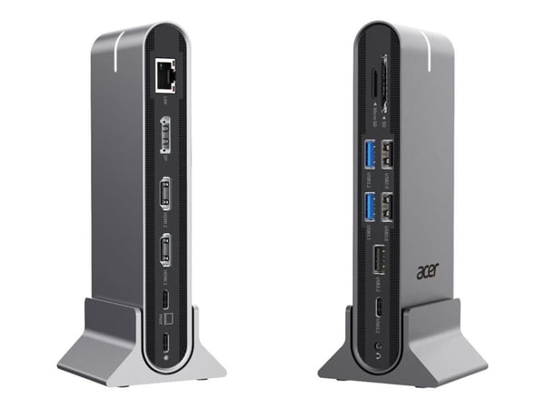 Acer Type-C Universal Docking Station 15-in-1 - Dockningsstation - USB-C - HDMI, DP - 1GbE