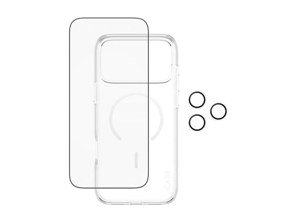 CARE by PanzerGlass - 3-in-1 Protection Explorer Bundle - baksidedeksel for mobiltelefon - MagSafe-samsvar - polykarbonat, termoplast-polyuretan (T...