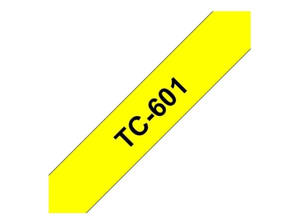 Brother - Svart, gul - Rull (1,2 cm x 8 m) 1 kassett(er) laminert teip - for P-Touch PT-2000, PT-3000, PT-500, PT-5000, PT-8E