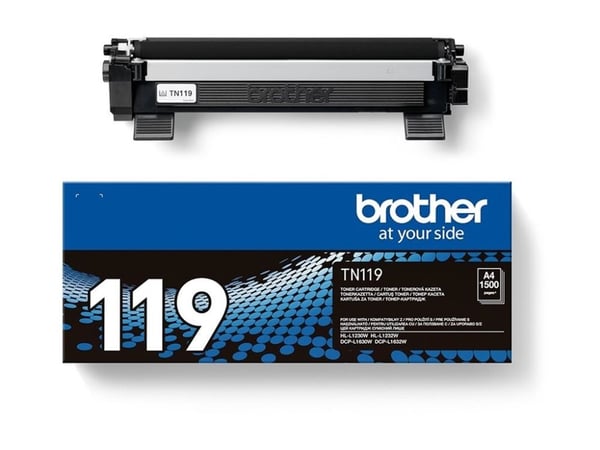 Brother TN119 - Svart - original - tonerpatron - for Brother HL-L1232W