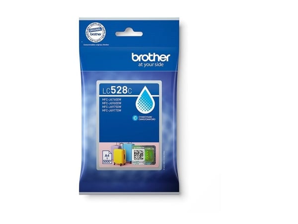 Brother LC528C - Cyan - original - pute pakke - blekkpatron - for Brother MFC-J6760DW, MFC-J6960DW, MFC-J6975DW, MFC-J6977DW