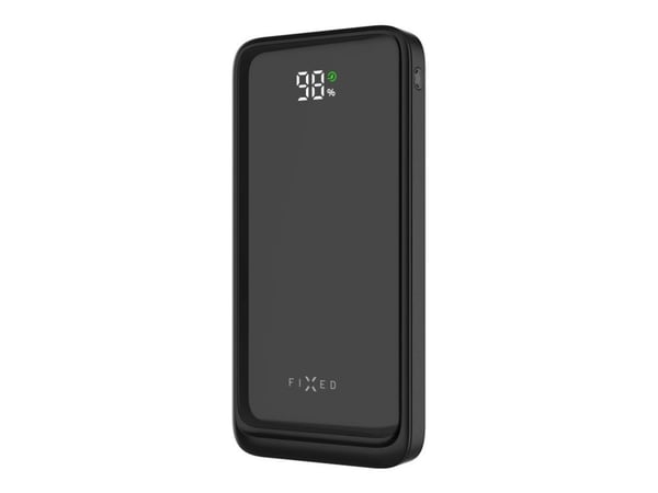 FIXED Zen2 10 - Powerbank - 10000 mAh - 22.5 Watt - 3 A - PD 3.0 - 3 output-stikforbindelser (USB-C, 2 x USB) - sort FIXED Zen2 10 - Powerbank - 10000 mAh - 22.5 Watt - 3 A - PD 3.0 - 3 output-stikforbindelser (USB-C, 2 x USB) - sort