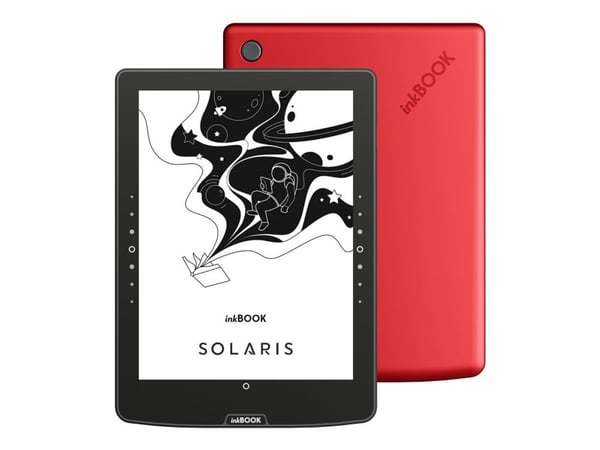 inkBOOK Solaris - eBook-leser - inkBOOK OS - 32 GB - 6" monokrom E Ink Carta EPD (1024 x 758) - berøringsskjerm - Wi-Fi, Bluetooth - rød