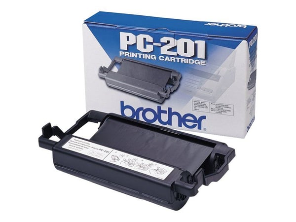 Brother PC201 - Svart - skriverbånd - for Brother MFC-1770, MFC-1780, MFC-1870, MFC-1970; IntelliFAX 1170, 1270, 1570, 1575