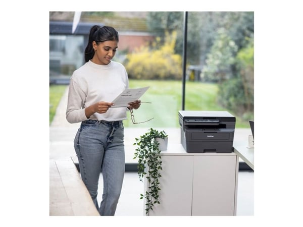 Brother DCP-L2622DW - Multifunktionsskrivare - svartvit - laser - Letter A (216 x 279 mm)/A4 (210 x 297 mm) (original) - A4/Legal (media) - upp til...