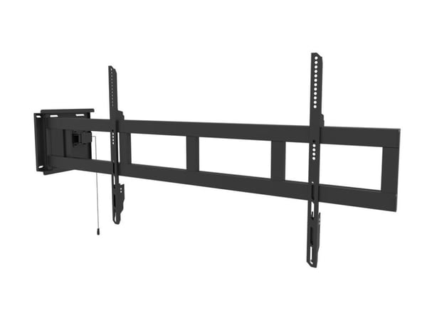 Multibrackets M Universal Swing Arm 180 Degrees X Large - Monteringssett (svingarm veggfeste) - for flatpanel - metall - svart - skjermstørrelse: 7...
