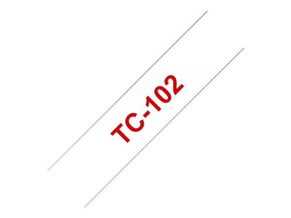 Brother - Rull (1,3 cm x 7,6 m) 1 rull(er) merkelapper - for P-Touch PT-10, PT-12, PT-12N, PT-15, PT-150, PT-170K, PT-20, PT-25, PT-6, PT-8