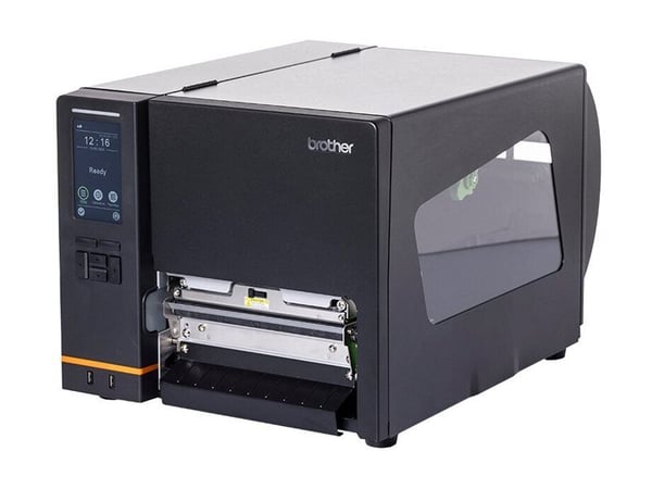 Brother TJ-6421TN - Etikettskriver - direktetermisk / termisk overføring - Rull (17,27 cm) - 203 dpi - inntil 304.8 mm/sek - seriell, USB 2.0, USB-...