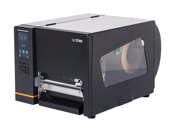 Brother TJ-6421TN - Etikettskriver - direktetermisk / termisk overføring - Rull (17,27 cm) - 203 dpi - inntil 304.8 mm/sek - seriell, USB 2.0, USB-...