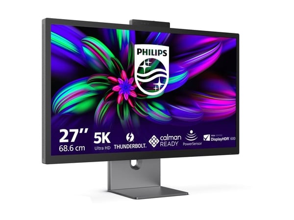 Philips Brilliance 27E3U7903 - 7000-serien - LED-skjerm - USB - 27" - 5120 x 2880 5K Ultra HD (2880p) @ 70 Hz - IPS - 500 cd/m² - 2000:1 - DisplayH...
