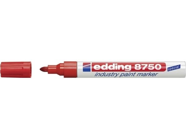EDDING 8750-2 - 1 kpl - Punainen - Kuvioitu kärki - 2 mm - 4 mm ( 4-8750002 )
