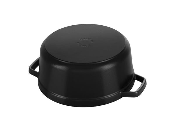 STAUB valurautainen pyöreä kattila 5,2 ltr musta universaali