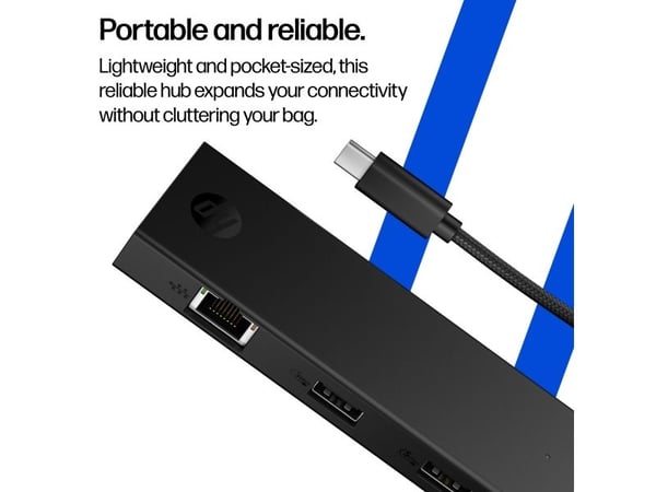 HP bærbar USB-C-hub, Vietnam, Forretning, Windows 10, Windows 11, MacOS, ChromeOS, Android, iPadOS, Forest Stewardship Council (FSC)