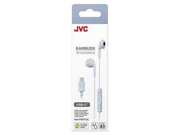 JVC HA-FR17UC, Koblet med ledninger (ikke trådløs), Samtaler/musikk, 16,6 g, Hodetelefoner, Blå