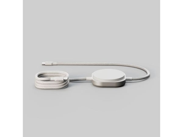 ZENS Pro 2 - USB-kabel - USB-C (hann) til trådløs lading (Qi2) magnetisk - 1.5 m - wireless power (15W), 2-i-1 - hvit
