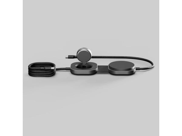 ZENS Pro 3 - Trådløs ladematte - 140 watt - 3 utgangskontakter (USB-C, magnetisk) - MFI-sertifisert