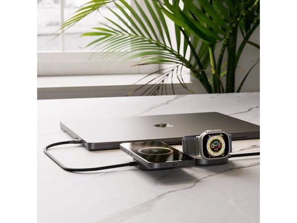 ZENS Pro 3 - Trådløs ladematte - 140 watt - 3 utgangskontakter (USB-C, magnetisk) - MFI-sertifisert