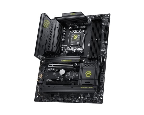 MSI - Moderkort - ATX - Socket AM5 - AMD B850 Chipuppsättning - USB 3.2 Gen 1 - inbyggda grafiken (CPU krävs) - HD-ljud (8 kanaler)