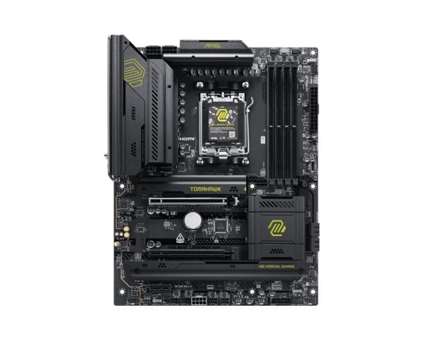 MSI - Hovedkort - ATX - Socket AM5 - AMD B850 Chipset - USB 3.2 Gen 1 - innbygd grafikk (CPU kreves) - HD-lyd (8-kanalers)