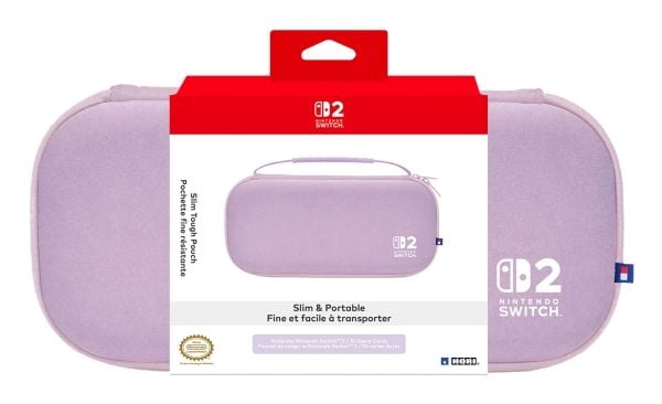 Hori NSX-079E, Transportkasse, Nintendo Switch 2, Lavender, Stoff, Ripebestandig, Nintendo