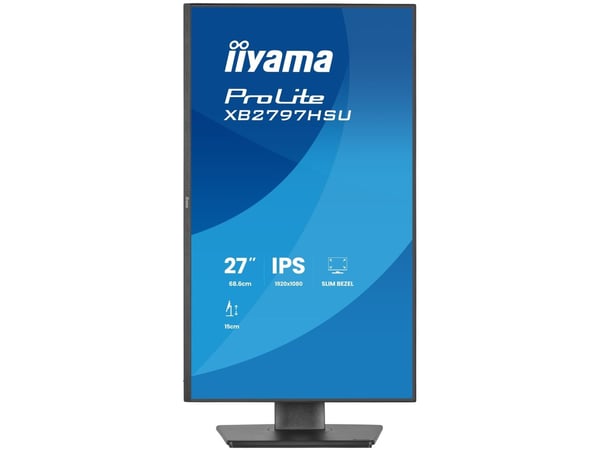 iiyama ProLite XB2797HSU-B1, 68,6 cm (27"), 1920 x 1080 pikseliä, Full HD, 4 ms, musta