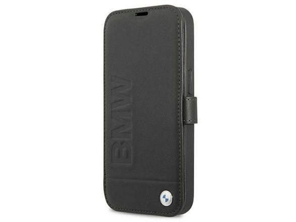 BMW - Signature Book Deksel - iPhone 13 mini - Svart - Beskyttelsesdeksel Mobiltelefonveske Lommebok (BMFLBKP13SSLLBK)