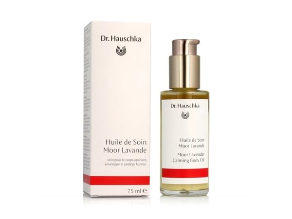DR. HAUSCHKA_Roliggjørende kroppsolje Moor &amp; Lavendel 75 ml
