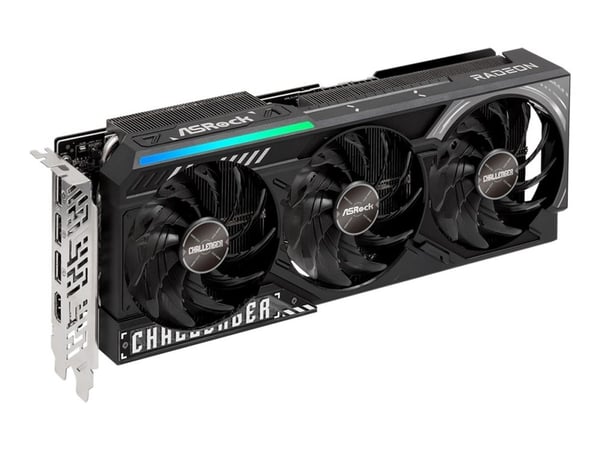 ASRock Challenger - Grafikkort - Radeon RX 9070 XT - 16 GB GDDR6 - PCIe 5.0 x16 - 3 x DisplayPort, HDMI