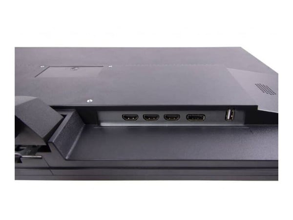 Ernitec - LED-skärm - 28" - 3840 x 2160 4K - 350 cd/m² - 1000:1 - 5 ms - 3xHDMI, DisplayPort - högtalare - svart