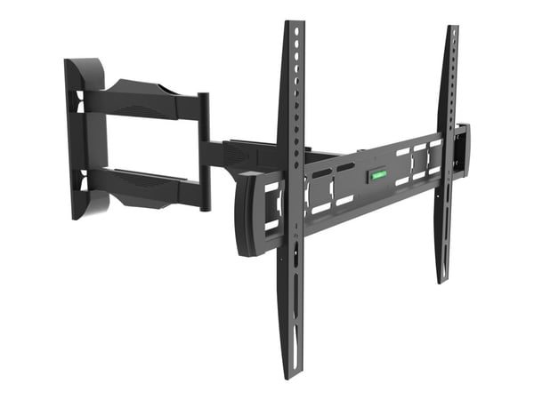 Akyga AK-MB-11 - Monteringssett (veggmontering) - fast - for TV - full bevegelse - svart - skjermstørrelse: 37"-75" - monteringsgrensesnitt: 600 x ...